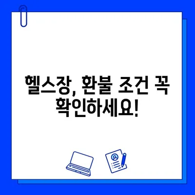 헬스장 연간 회원권 환불, 내가 받을 수 있을까? | 환불 기준, 절차, 성공 사례