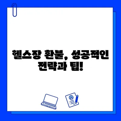 헬스장 회원권 환불, 내 권리는? | 법적 규정 완벽 정리 및 환불 성공 가이드