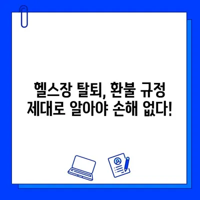 헬스장 회원권 탈퇴 전, 꼭 알아야 할 재고 & 대처법| 꼼꼼하게 결정하는 7가지 체크리스트 | 헬스장, 회원권, 탈퇴, 환불, 위약금, 계약