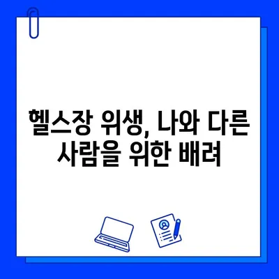 깨끗한 헬스장, 건강을 위한 필수 조건| 위생 관리의 중요성 | 헬스장, 위생, 건강, 청결, 팁