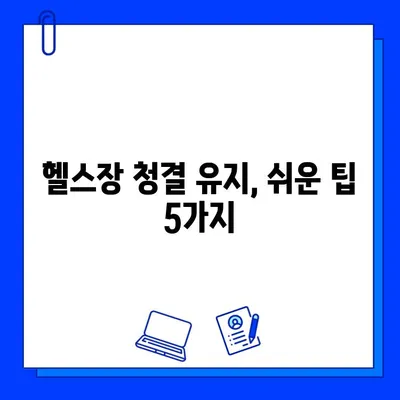 깨끗한 헬스장, 건강을 위한 필수 조건| 위생 관리의 중요성 | 헬스장, 위생, 건강, 청결, 팁