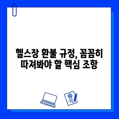 헬스장 연간 회원권 환불, 정상 요금과 할인 요금은 다를까요? | 환불 기준, 꼼꼼히 따져보기