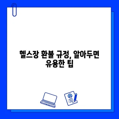 헬스장 연간 회원권 환불 규정, 정상 요금 vs 할인 요금 비교 분석 | 헬스장, 환불, 계약, 소비자 권리