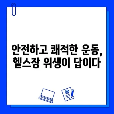 세균 걱정 없는 쾌적한 운동 공간| 헬스장 선택 가이드 | 깨끗한 헬스장, 위생 관리, 안전한 운동