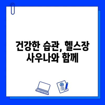 헬스장 사우나| 건강한 습관 속 땀 흘리는 즐거움 | 건강, 헬스, 피트니스, 웰빙